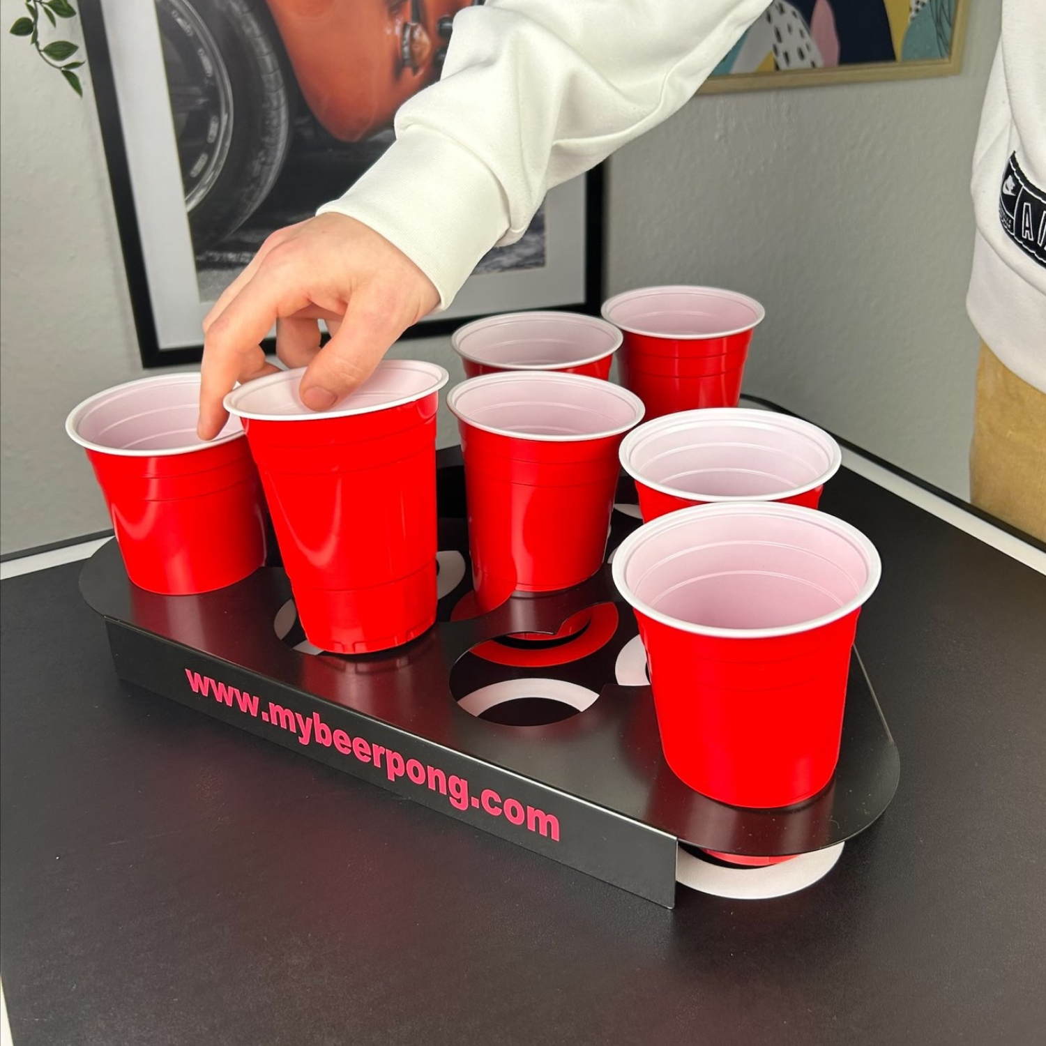 Metall Beerpong Racks 2x