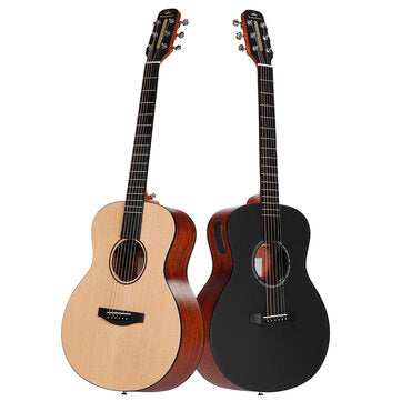 Gitarre Poputar T1 36 Zoll LED Smart Guitar Guitare App BT5.0 Fichte Mahagoni Akustikgitarre Guitarra Musikinstrumente mit Tasche