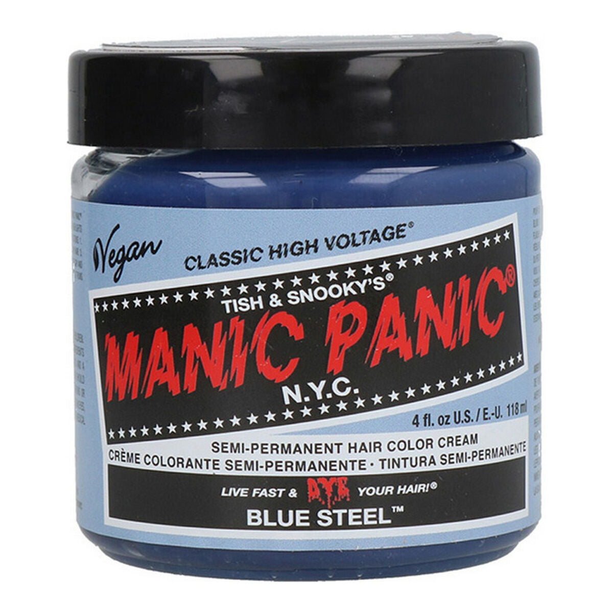 Dauerfärbung Classic Manic Panic 612600110029 Blue Steel (118 ml)