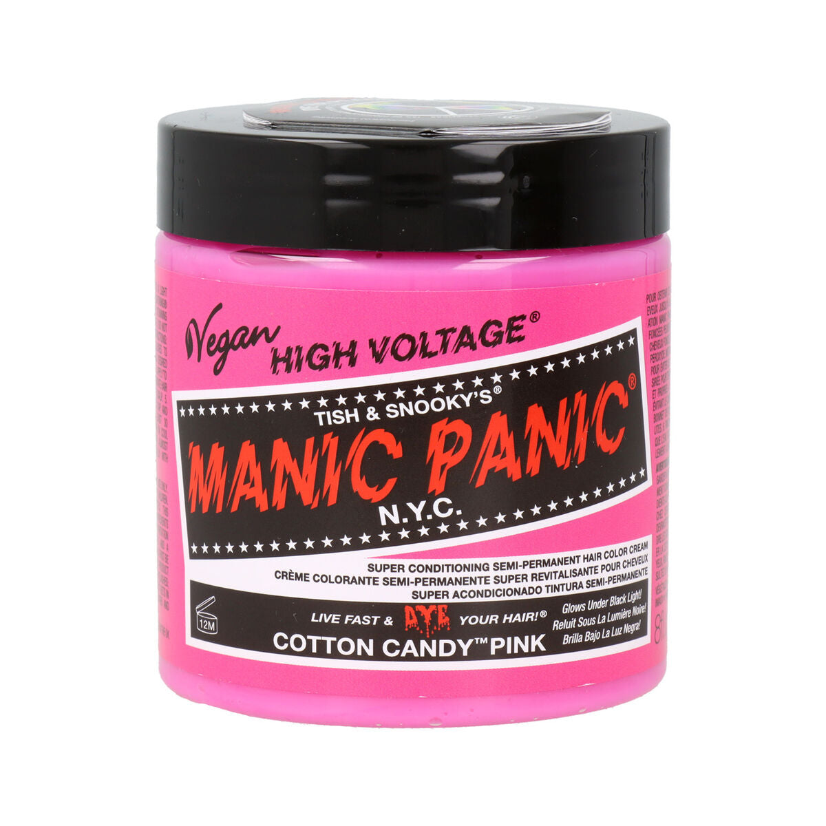 Demi-permanentes Färbemittel Manic Panic Panic High Rosa Vegan (237 ml)