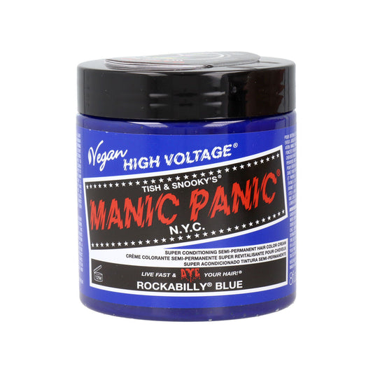 Demi-permanentes Färbemittel Manic Panic Panic High Blau Vegan (237 ml)