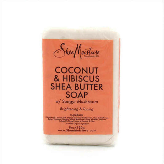 Stück Seife Shea Moisture Coconut & Hibiscus Shea Butter (230 g)
