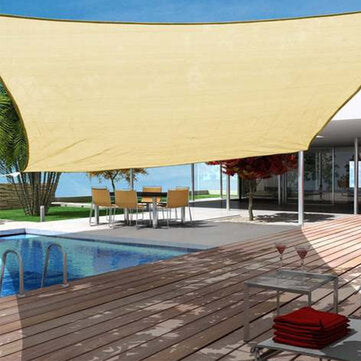 KING DO WAY Anti-UV-Sonnenschutzmarkise Camping-Überdachungszelt Outdoor-Sonnenschutznetz Gartenunterstand Überdachung