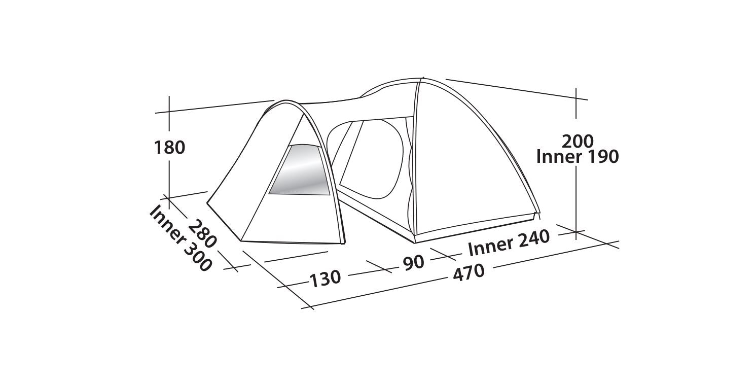 Oase Outdoors Easy Camp Eclipse 500 Zelt
