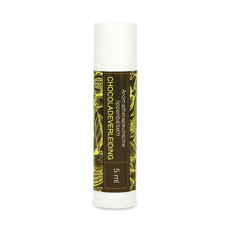 Aromatherapy lip balm "Chocolate Seduction" (nourishing) suitable for sensitive skin