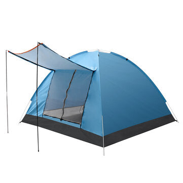 IPRee® 3-4 Personen Doppelschicht-Campingzelt mit Doppeltür Wasserdichtes Markisenzelt im Freien 125x200x200cm zum Angeln Camping Party