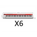 X Pro Mini 46/49/61 Tasten 24-Bit 128 Töne 8 Pads USB MIDI Keyboard Controller