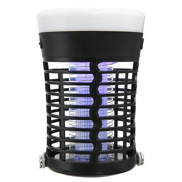 Elfeland 500-1000V LED Elektrisches Mosquito Light mit UV Light Moskito Trap Outdoor IP65 Wasserdicht USB Wiederaufladbar