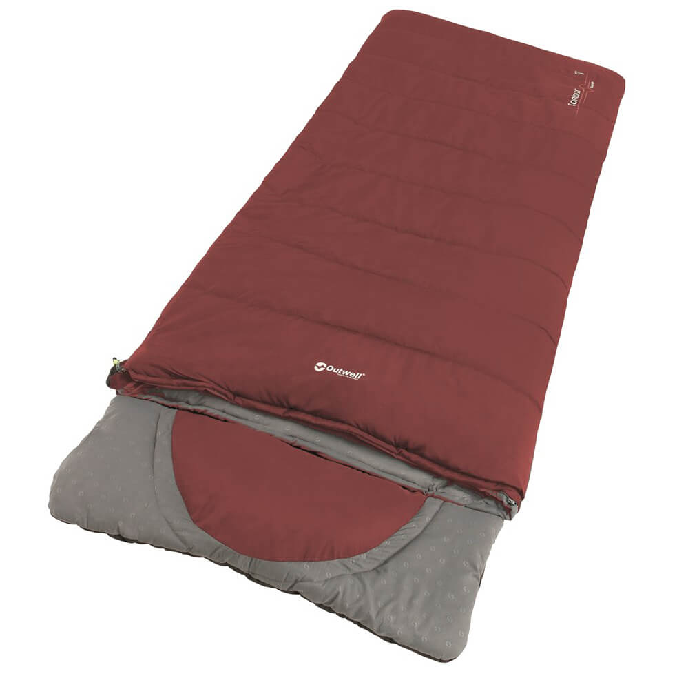 Oase Outdoors Outwell Contour Lux Schlafsack Rot rechts
