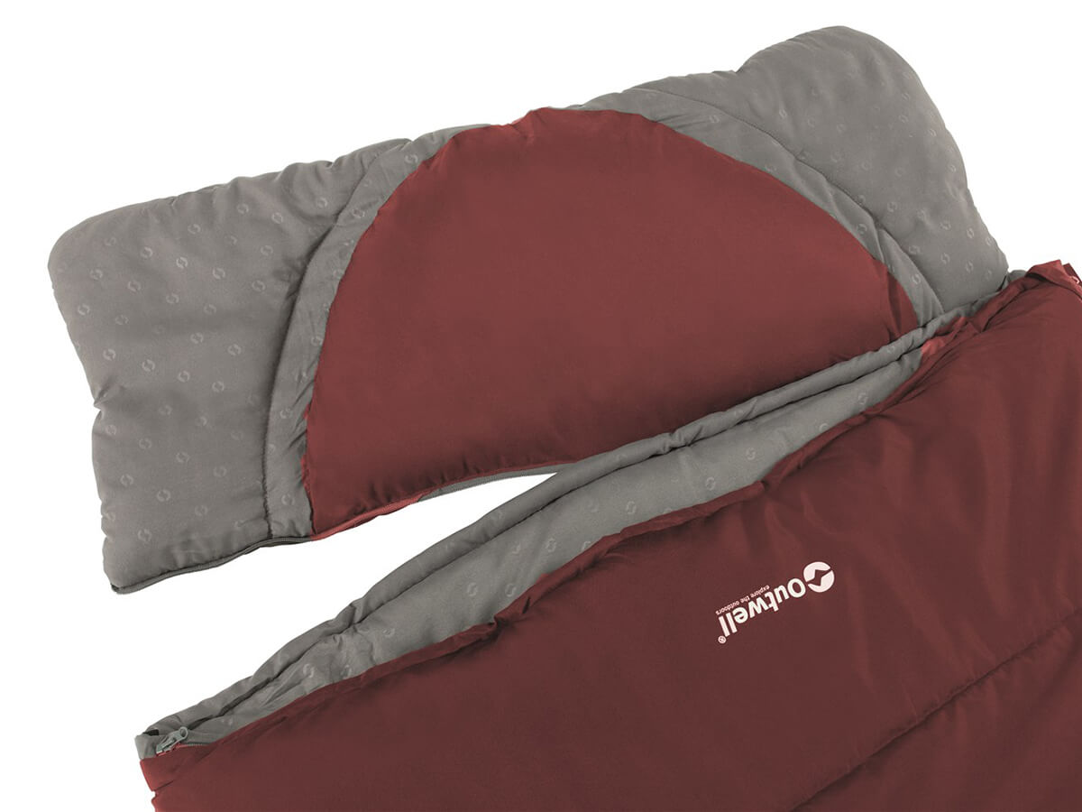 Oase Outdoors Outwell Contour Lux Schlafsack Rot rechts
