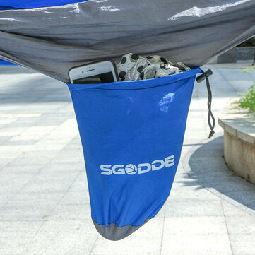 SGODDE Camping-Hängematte für Personen, tragbar, leicht, mit Baumriemen, für Reisen, Strand, Hinterhof, Terrasse