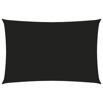 Zonnescherm rechthoekig 4x6 m Oxford stof zwart