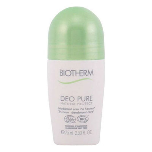 Roll-On Deodorant Deo Pure Natural Protect Biotherm (75 ml)