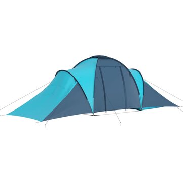 Campingzelt 4~6 Personen Tunnelzelt für Camping Wanderreisen Fiberglasstangen