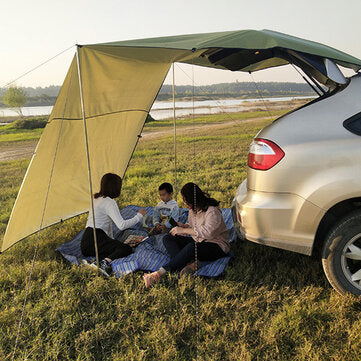 210D Oxford Cloth Car Side Markise Dachzelt Wasserdicht UV-beständig Sunshade Canopy Outdoor Camping Travel