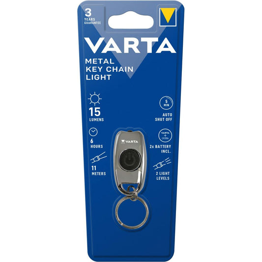 Schlüsselanhänger LED-Taschenlampe Varta Metal Key Chain Light 15 lm