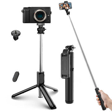 ELEGIANT EGS-04 Selfie Stick Bluetooth Mini Stativ Einbeinstativ Integriertes Design Leichtes Kabellos mit Fernbedienung für Gopro DSLR Kamera Handy