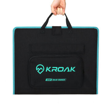 KROAK K-SP03 100 W 18,15 V Schindel-Solarpanel Faltbare tragbare wasserdichte überlegene monokristalline Solarstromzelle Batterie Ladegerät für Auto-Outdoor-Camping-Telefon