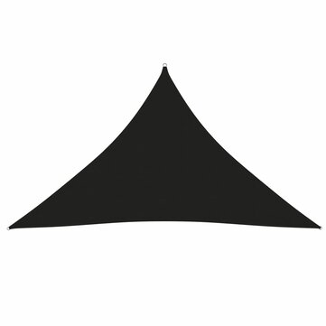 Zonnescherm driehoekig 2,5x2,5x3,5 m oxford stof zwart