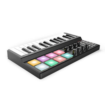 WORLDE Panda Mini Portable USB-Keyboard-Drum-Pad mit 25 Tasten und MIDI-Controller