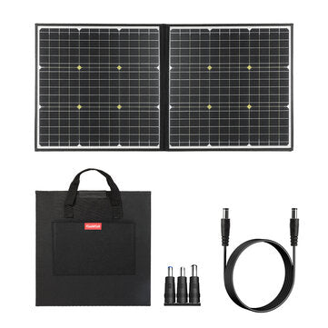 BlitzfisCH 100 W 18 V Tragbares Solarpanel 5V USB Faltbare Solarzellen Außenstromversorgung Campinggarten für Kraftwerk