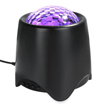 Elfeland USB RGB LED Galaxy Projector Light Starry Sky Ocean Music Nachtlicht mit Fernbedienung