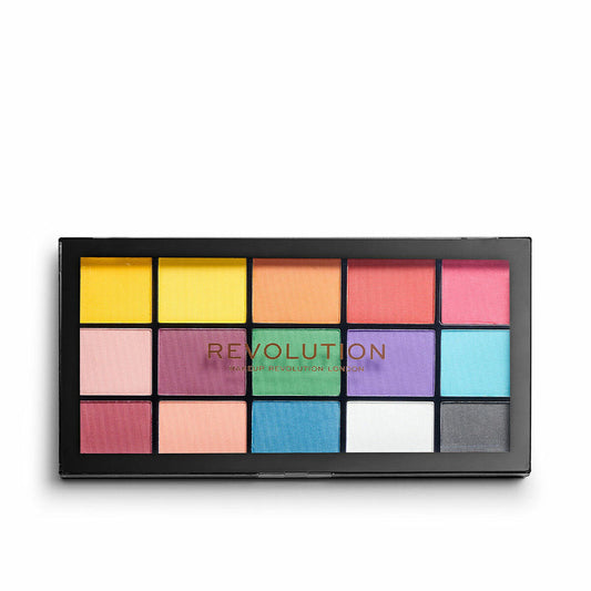 Palette mit Lidschatten Revolution Make Up Reloaded Marvellous 15 Farben