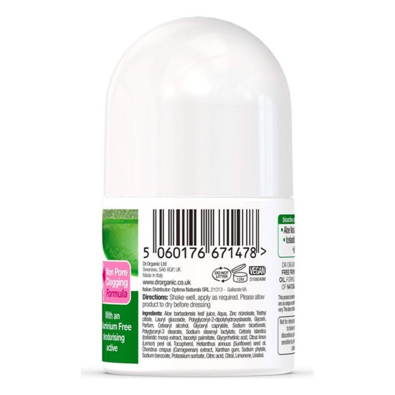 Roll-On Deodorant mit Aloe Vera Bioactive Skincare Dr.Organic (50 ml)