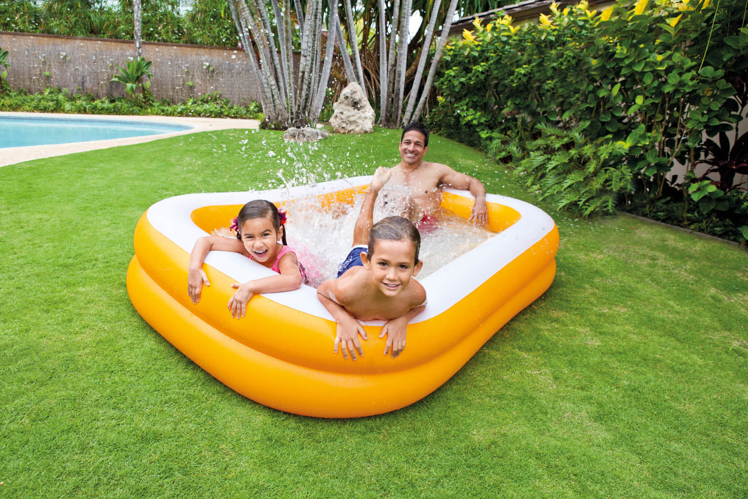 Intex Opblaasbaar Zwembad Family Pool Mandarin