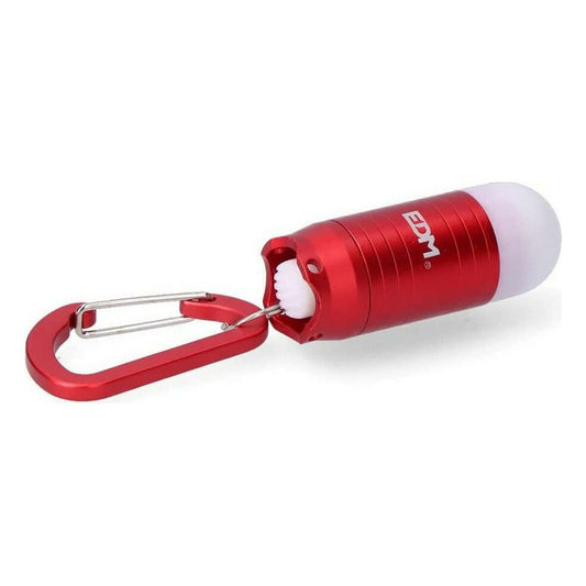 Schlüsselanhänger LED-Taschenlampe EDM Karabinerhaken 0,5 W 25 lm