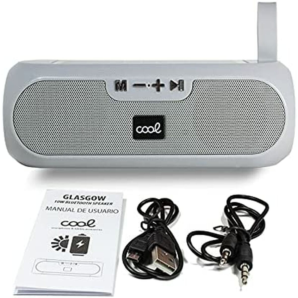 Tragbare Bluetooth-Lautsprecher Cool Glasgow Grau