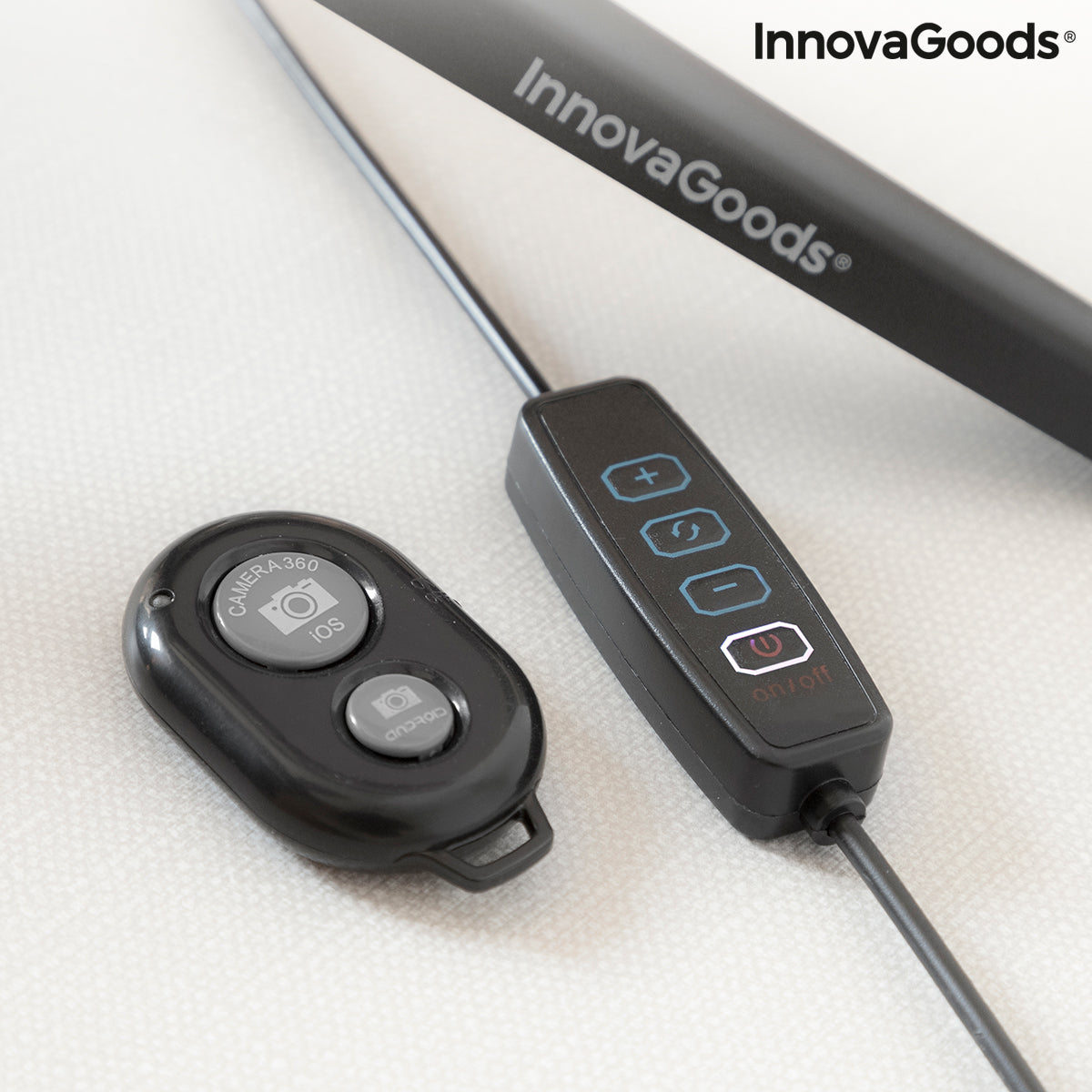 Selfie Lichtring mit Stativ und Fernbedienung Youaro InnovaGoods