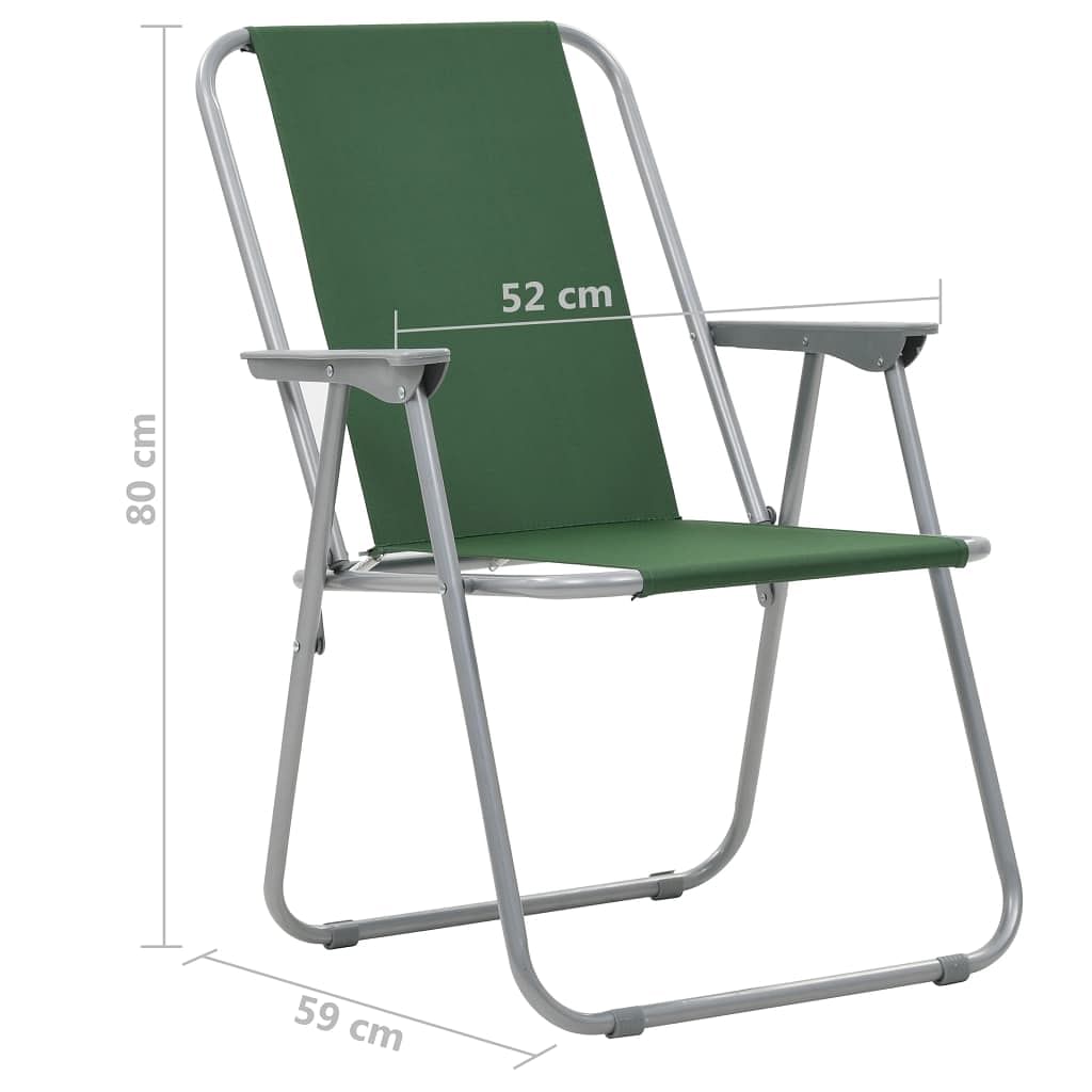 myfestivalgear.de Klappbare Campingstühle 2 Stück Set Grün Festival Shop - myfestivalgear.de Campingstühle