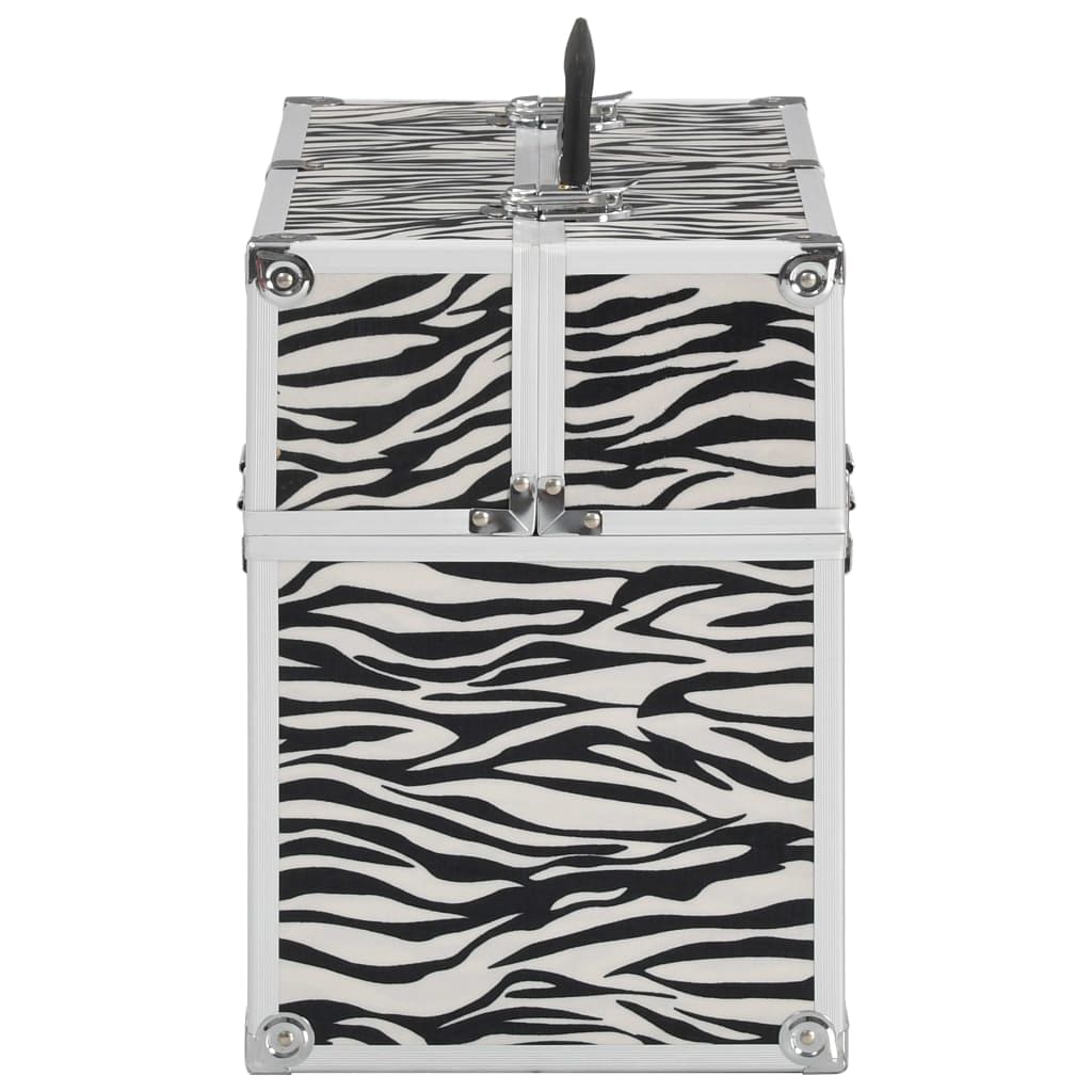 myfestivalgear.de Kosmetikkoffer Aluminium XL Zebrastreifen Festival Shop - myfestivalgear.de Kulturbeutel