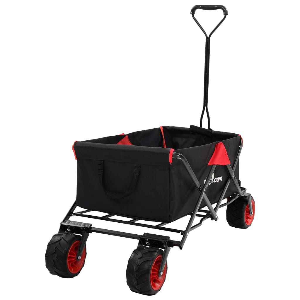 myfestivalgear.de Klappbarer Handwagen Metall Rot/Schwarz Festival Shop - myfestivalgear.de Handwagen
