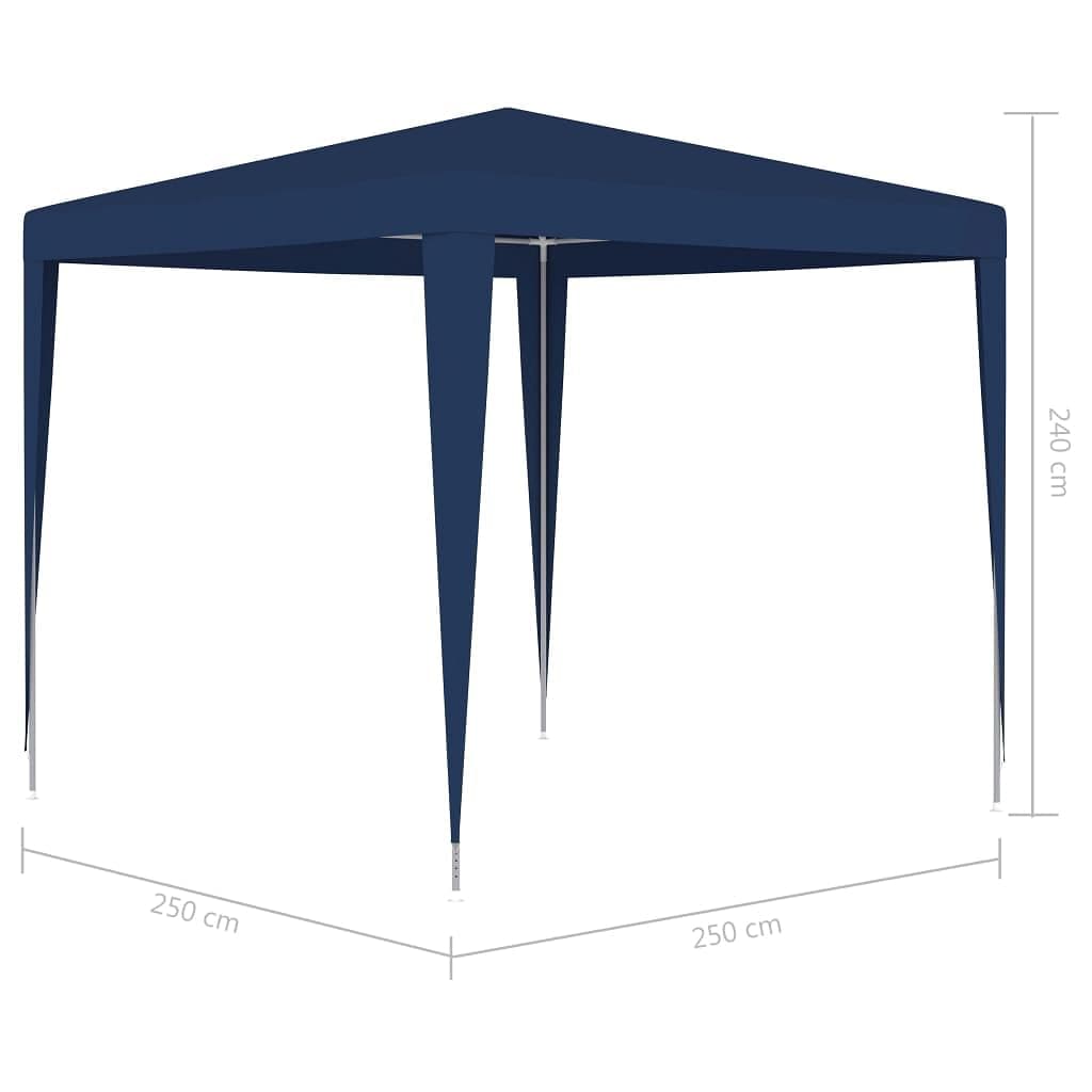 myfestivalgear.de Pavillon 2,5 x 2,5 m Blau Festival Shop - myfestivalgear.de Pavillons