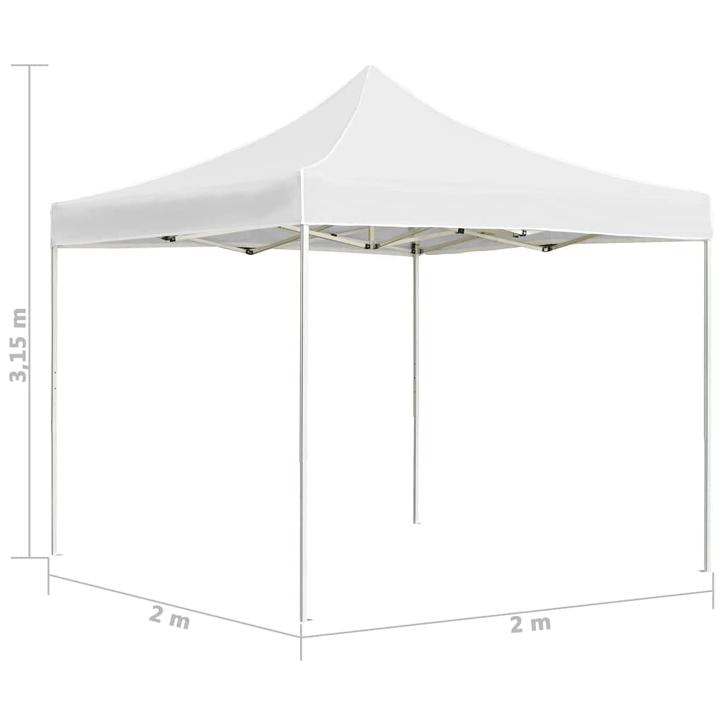 myfestivalgear.de Profi Pavillon Faltbar Aluminium 2x2 m Weiß Festival Shop - myfestivalgear.de Pavillons