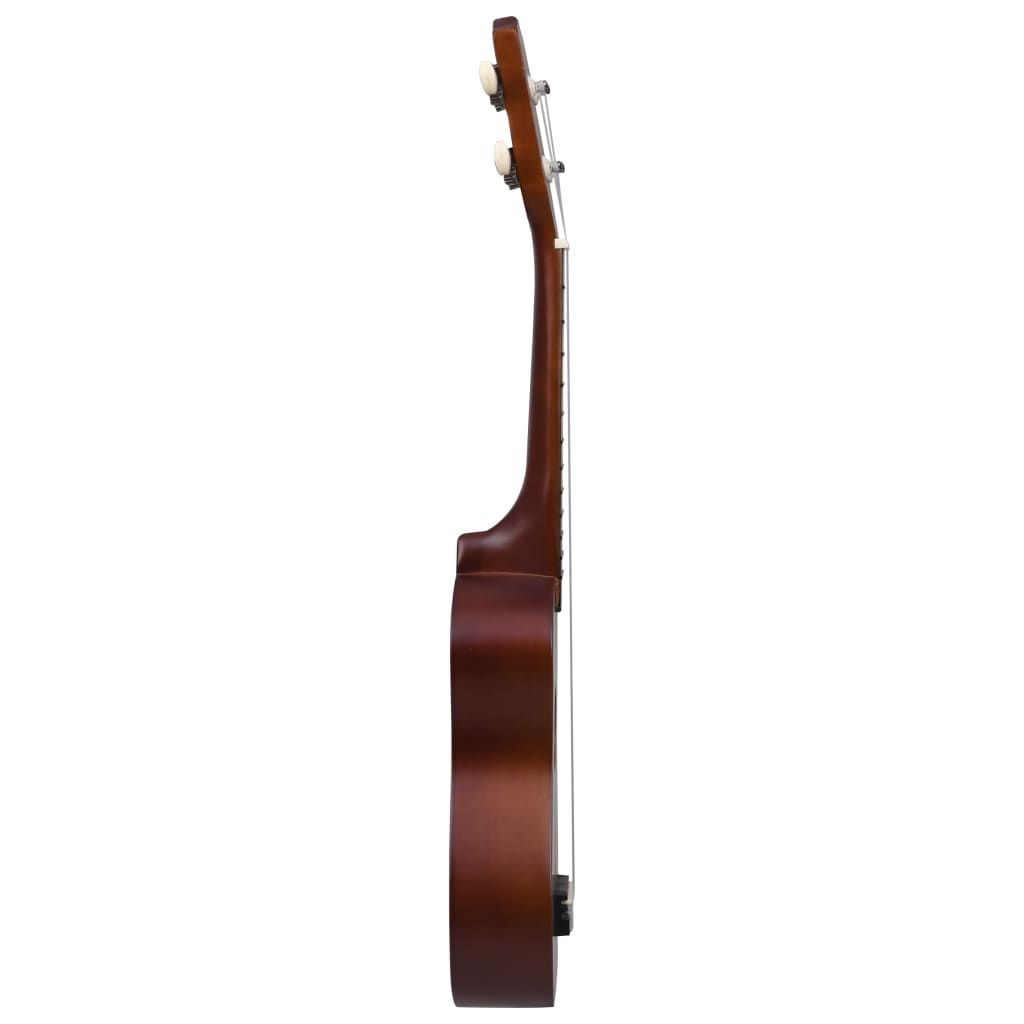 Sopran-Ukulele-Set mit Tasche für Kinder Dunkles Holz 21