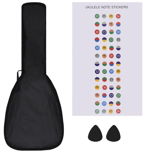 Sopran-Ukulele-Set mit Tasche Rosa 21"