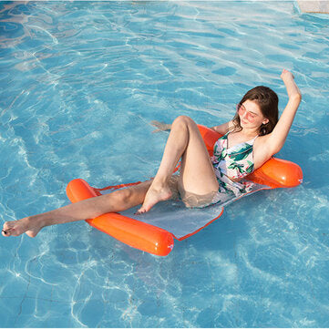 Schwimmen Aufblasbarer Stuhl Schwimmende Wasserhängematte Sommer-Schwimmbäder Lounge-Bett
