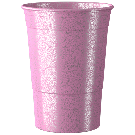 BEERPONG - Becher Set - extra stabil - Pink/Glitter