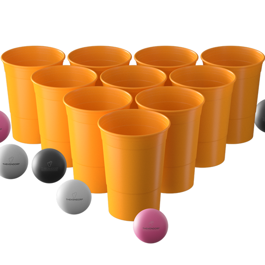 BEERPONG - Becher Set - extra stabil - Orange