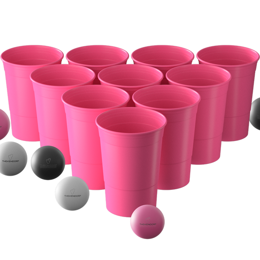 BEERPONG - Becher Set - extra stabil - Pink