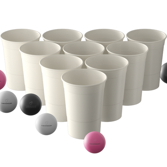 BEERPONG - Becher Set - extra stabil - Weiß