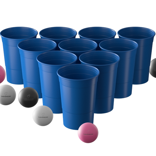 BEERPONG - Becher Set - extra stabil - Blau
