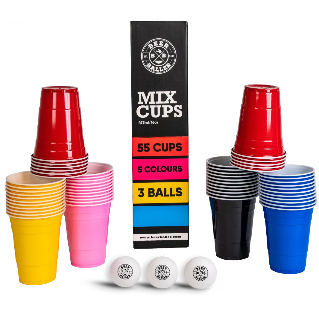 BEERPONG - Mixed Cups Set