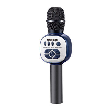 SGODDE Wireless Bluetooth Karaoke Mikrofon Tragbarer KTV Lautsprecher Recorder mit LED Dance Lights
