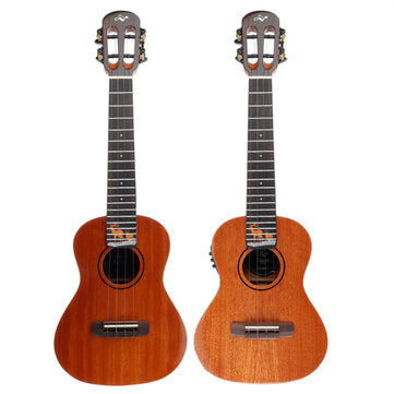 NALU 23 Zoll massive Mahagoni-Ukulele mit Tasche