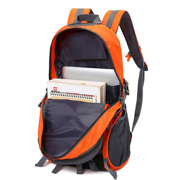 Extra großer Nylon Rucksack mit USB-Anschluss für Reisen, Wandern, Camping, wasserdichte Motorrad-Fahrradtasche