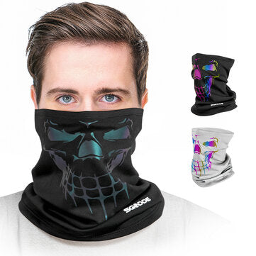 SGODDE 2 Pcs/Set Seamless Bandana Stirnband Balaclava Halstuch Gesichtsmaske Damen Herren Radfahren Laufen Klettern